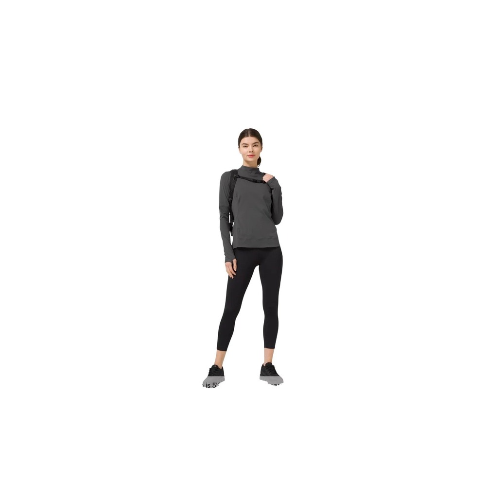 Lululemon Quickflash Pullover - Charcoal Gray Siz… - image 5
